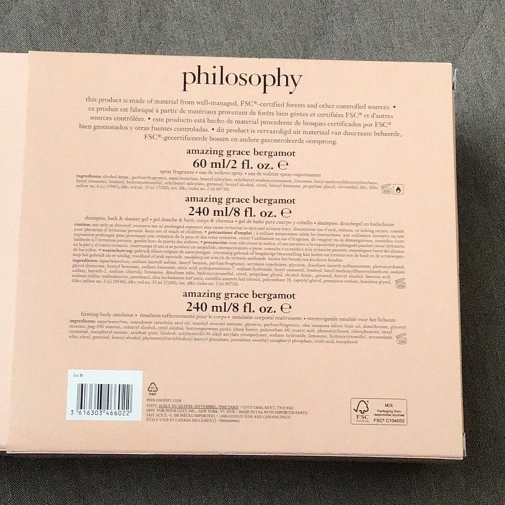 Philosophy Amazing Grace Bergamot Set - Picture 4 of 4